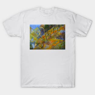 Artist's View through a Window Painting T-Shirt